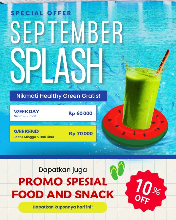 September Splash, Waktu Tepat untuk Chill & Relax
